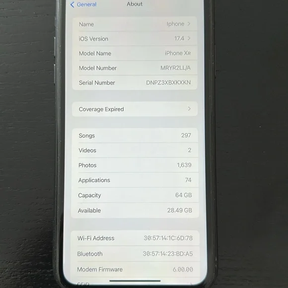 Unlocked Apple iPhone XR 64GB *Black - Picture 5 of 7